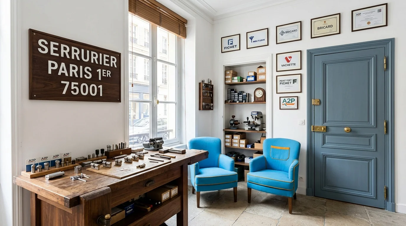 Atelier Serrurier Paris 1er · côté Louvre