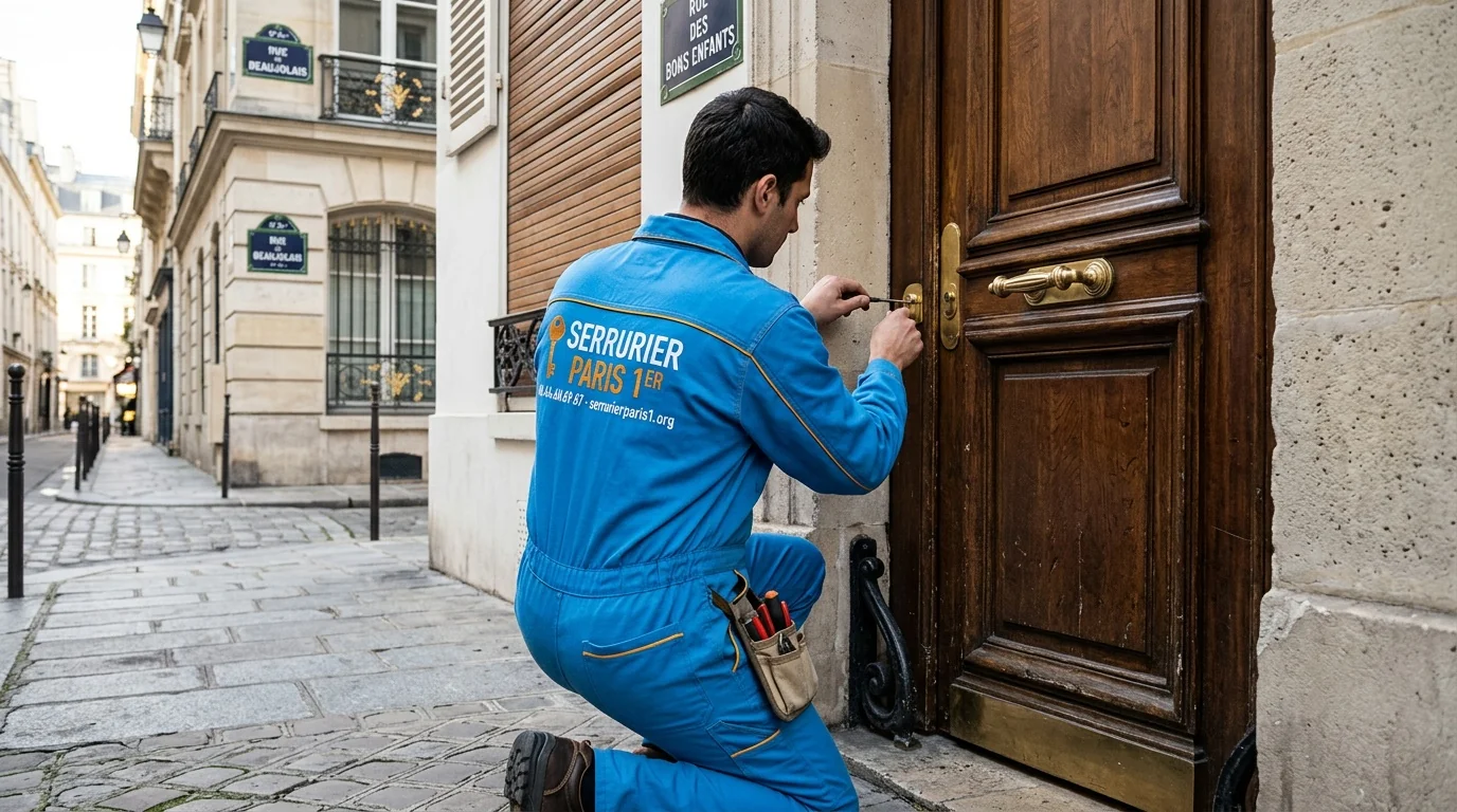 Serrurier Paris 1er 75001 — atelier côté Louvre