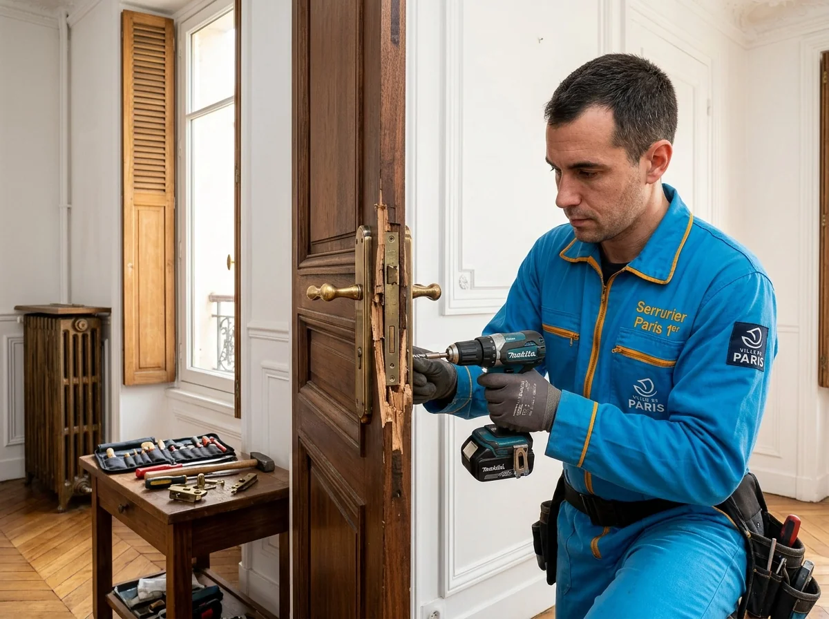 Dépannage urgent de serrure à Paris 1er